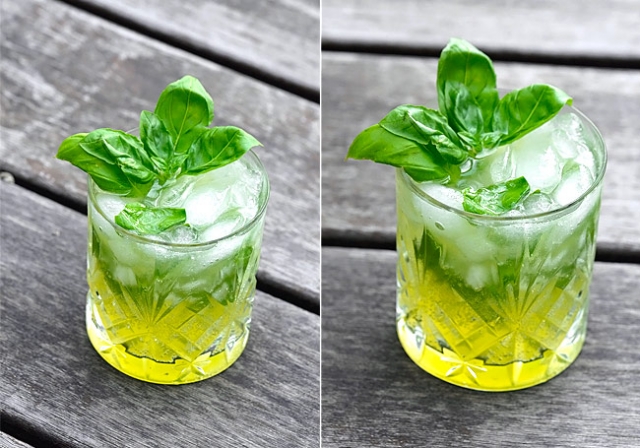 BASILIKUM/LIME DRINK