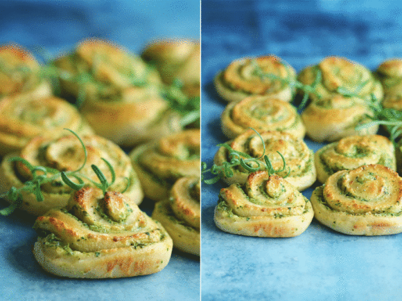 Grønne snegle, suppe brød